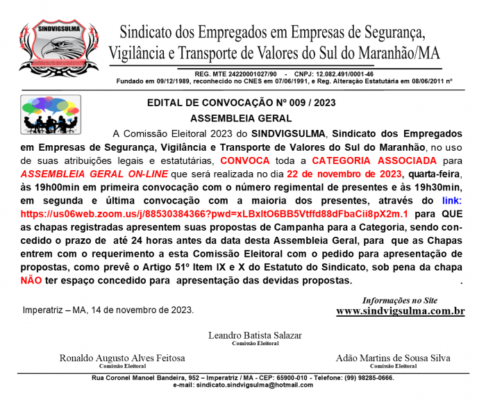 009-2023 Edital Convocao para Assembleia para Apresentao de Propostas