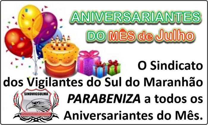 Aniversario Julho